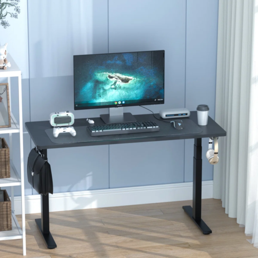 Electric+Stand+Up+Desk+Frame,+Dual+Motor+Adjustable+Standing+Adjustable+Base,+3+Stage+for+Home+and+Office+-1724808187