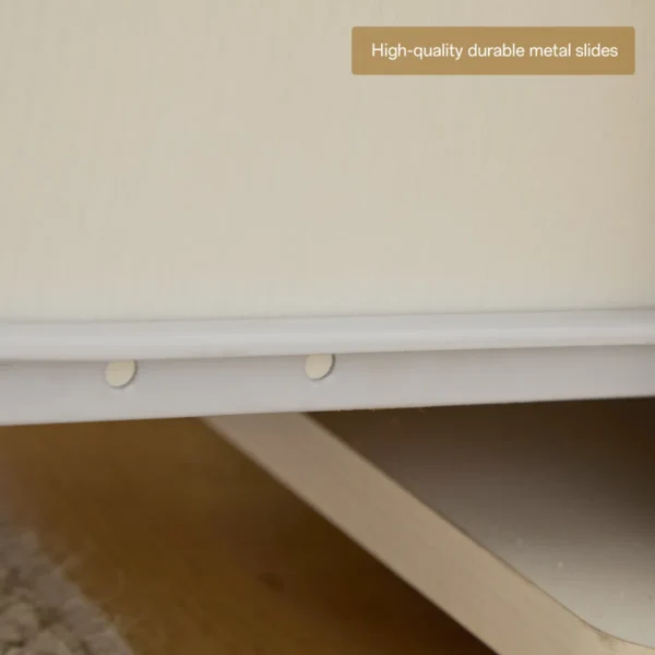 White Computer Desk With Drawers - Image 2