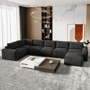 Chenille Modular Sofa Sectional Sofa